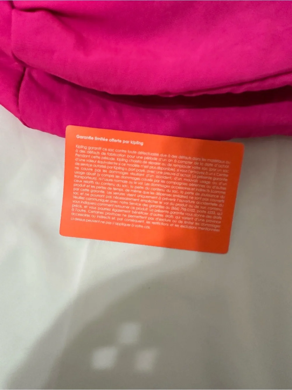 Kipling Pink Backpack with Monkey Keychain – New Without Tags